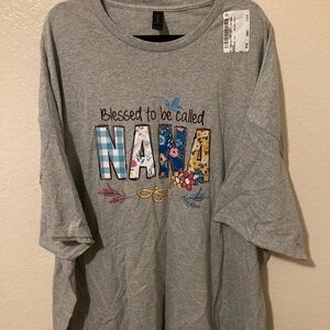 Gray 'Blessed to be Called Nana' Graphic Tee